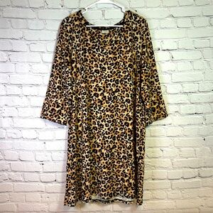 Soma Super Soft Animal Print Night Gown Size XXL